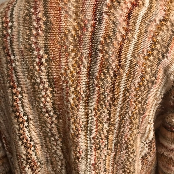 Alfred Dunner Chunky Boho Open Front Cardigan - Picture 4 of 6